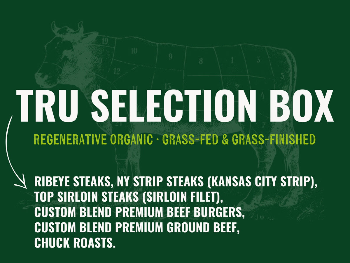Tru Selection Gift Meat Box Organic, Grassfed & Grassfinished Beef